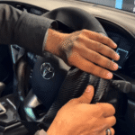 Black Carbon Steering Cover
