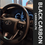 Black Carbon Steering Cover
