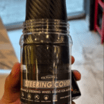 Black Carbon Steering Cover