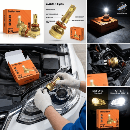 Golden Eyes 1200W H4